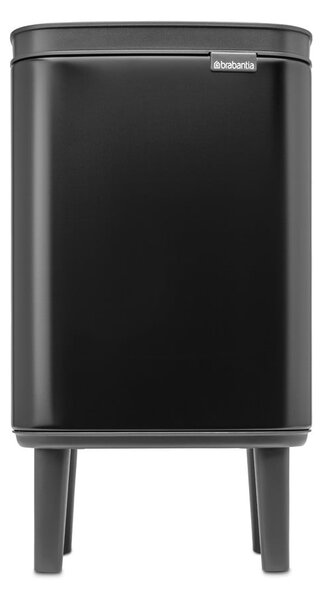 Stalowy kosz na śmieci w kolorze matowej czerni 4 l Bo Hi – Brabantia
