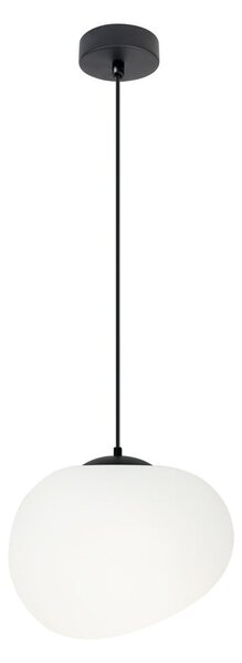 Czarno-biała lampa wisząca Stones – Candellux Lighting