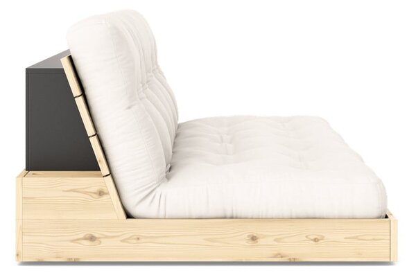 Kremowa rozkładana sofa 196 cm Base – Karup Design