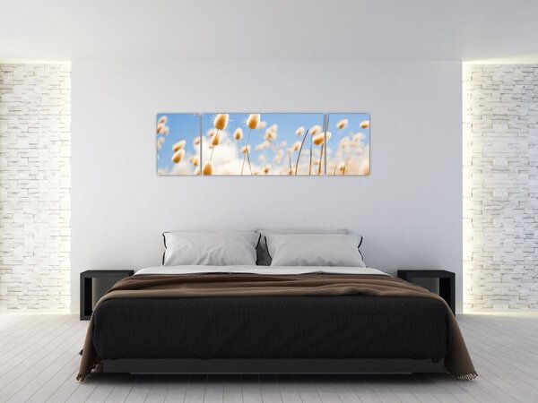 Obraz - Złote pole (170x50 cm)