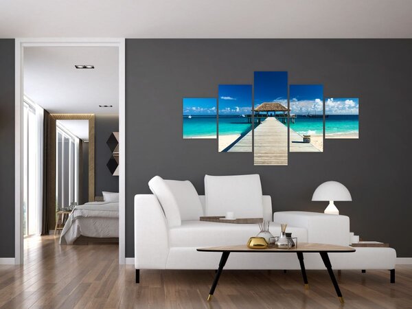 Obraz - Molo (125x70 cm)