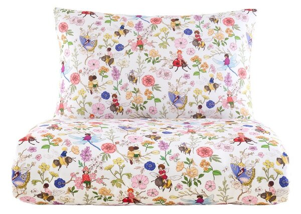 Bawełniana pościel dziecięca dwuosobowa 3-częściowa 200x200 cm Garden Friends – Belle & Boo