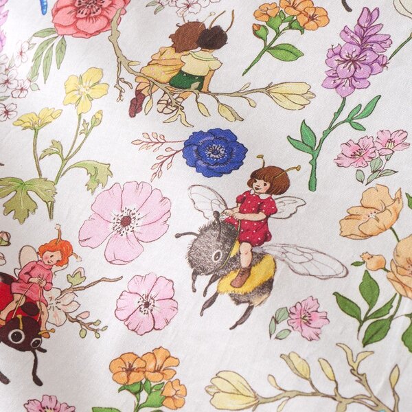 Bawełniana pościel dziecięca dwuosobowa 3-częściowa 200x200 cm Garden Friends – Belle & Boo