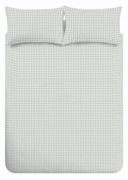 Zielona pościel jednoosobowa 135x200 cm Bamford Gingham Check – Catherine Lansfield