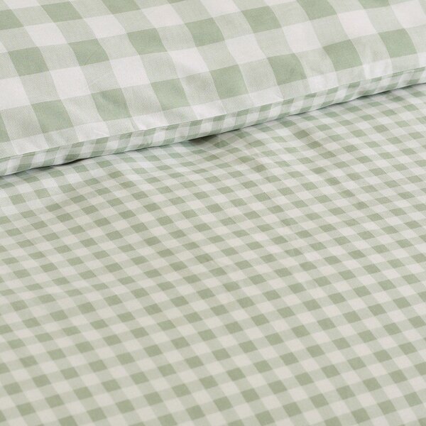 Zielona pościel jednoosobowa 135x200 cm Bamford Gingham Check – Catherine Lansfield