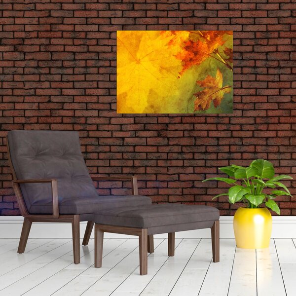 Obraz - Jesienne liście (70x50 cm)