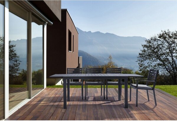 Aluminiowy stół ogrodowy 90x160 cm Hilde – Bizzotto
