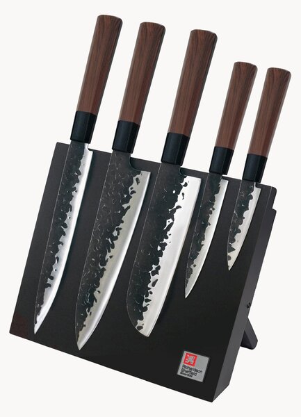 Komplet noży kuchennych z magnetycznym blokiem Samurai, 6 elem
