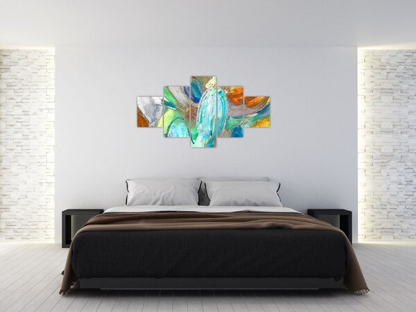 Obraz - Kolorowa abstrakcja (125x70 cm)