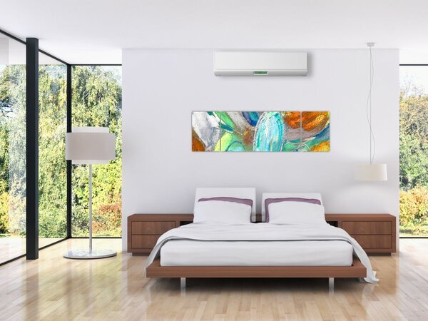 Obraz - Kolorowa abstrakcja (170x50 cm)