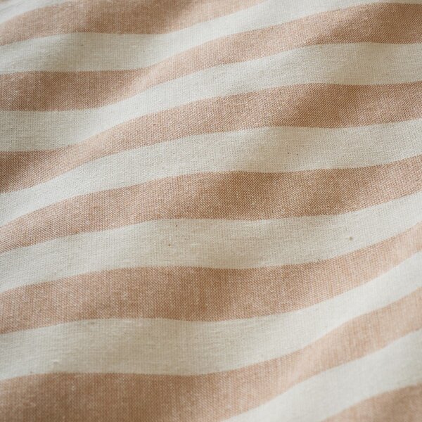 Pomarańczowa pościel jednoosobowa 135x200 cm Cotton Rich Woven Stripe – Pineapple Elephant