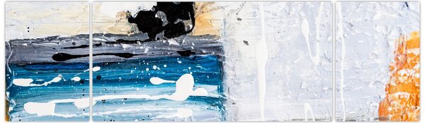 Obraz - Abstrakcyjne pociągnięcia (170x50 cm)