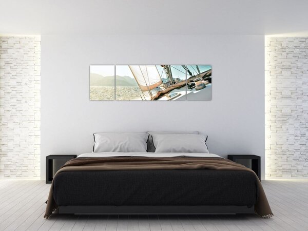 Obraz - Statek (170x50 cm)