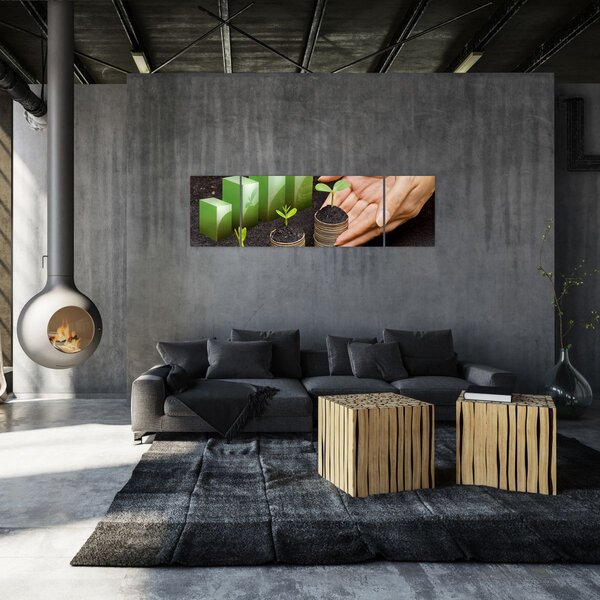 Obraz - Wzrost (170x50 cm)