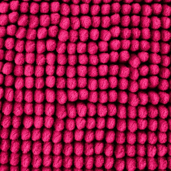 Ciemnoróżowy dywanik łazienkowy 50x80 cm Bobble – Catherine Lansfield