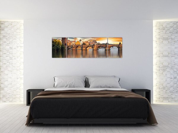 Obraz - Praga (170x50 cm)
