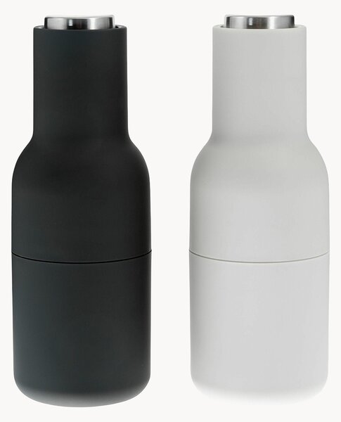 Komplet młynków do soli i pieprzu z pokrywką ze stali szlachetnej Bottle Grinder, 2 elem
