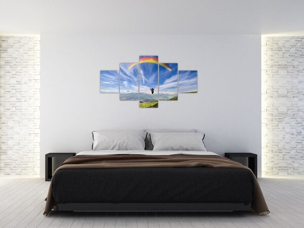 Obraz - Paralotniarstwo (125x70 cm)