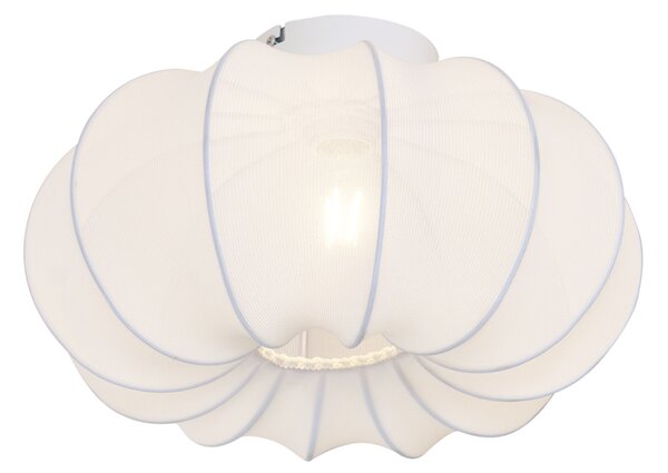 Lampa sufitowa Japandi biała 37 cm - Plu Asyesha