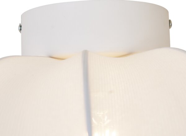 Lampa sufitowa Japandi biała 37 cm - Plu Asyesha