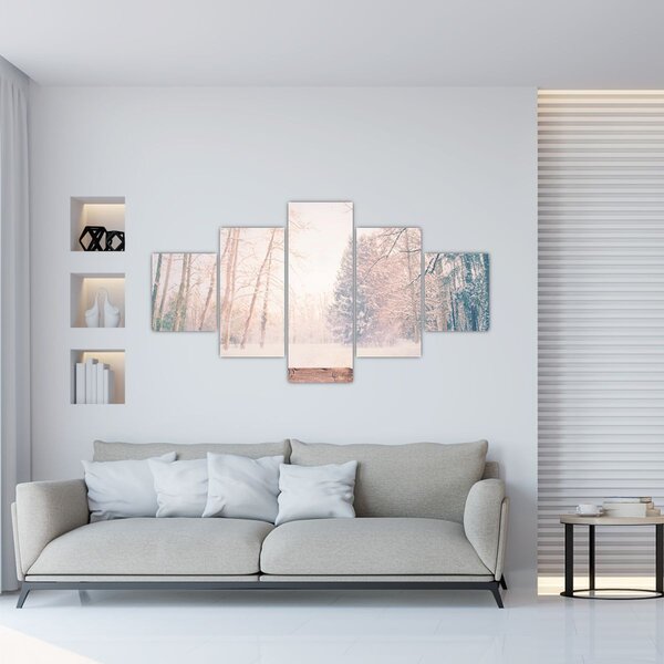 Obraz - Widok na las (125x70 cm)