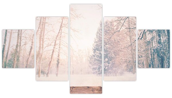 Obraz - Widok na las (125x70 cm)