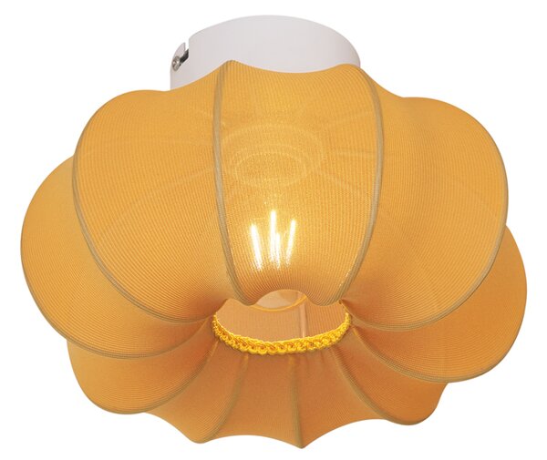 Lampa sufitowa Japandi złota 27 cm - Plu Asyesha