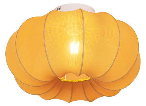 Lampa sufitowa Japandi złota 37 cm - Plu Asyesha