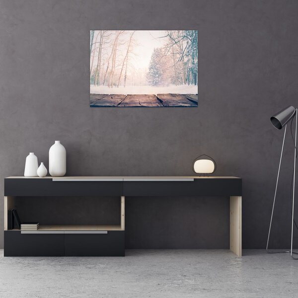 Obraz - Widok na las (70x50 cm)