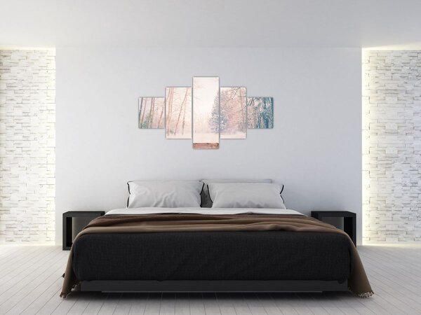 Obraz - Widok na las (125x70 cm)