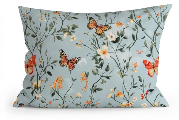 Poszewka na poduszkę z mikrofibry MONARCH WINGS 70x90 cm, jasnoniebieska