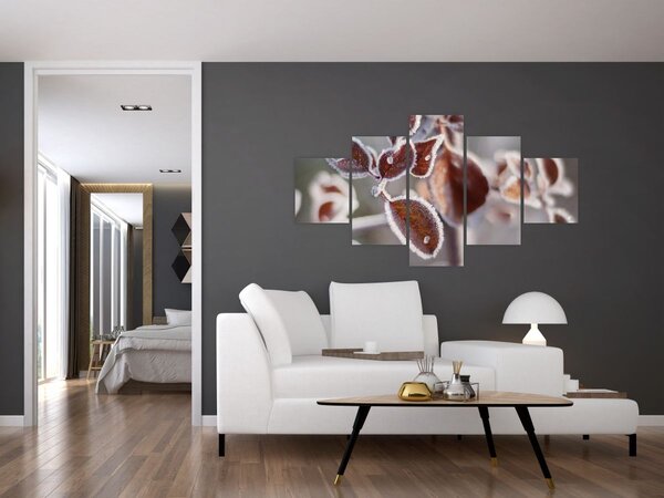 Obraz - Szczegół liści (125x70 cm)