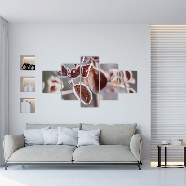Obraz - Szczegół liści (125x70 cm)