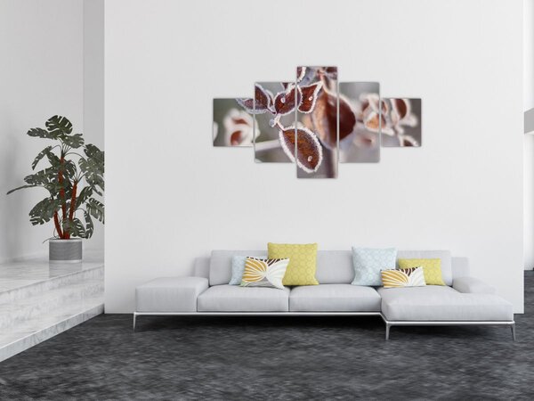 Obraz - Szczegół liści (125x70 cm)