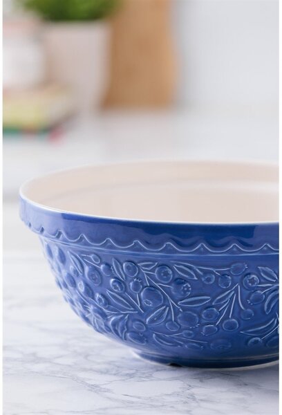 Niebieska kamionkowa misa ø 26 cm Fruits Blueberry – Mason Cash
