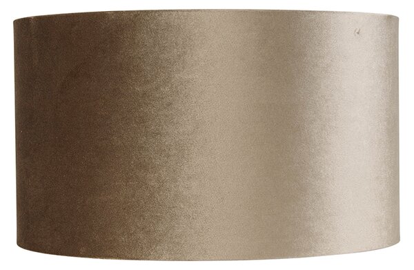 Abażur welurowy taupe 35/35/20