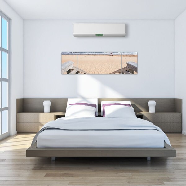 Obraz - Plaża (170x50 cm)