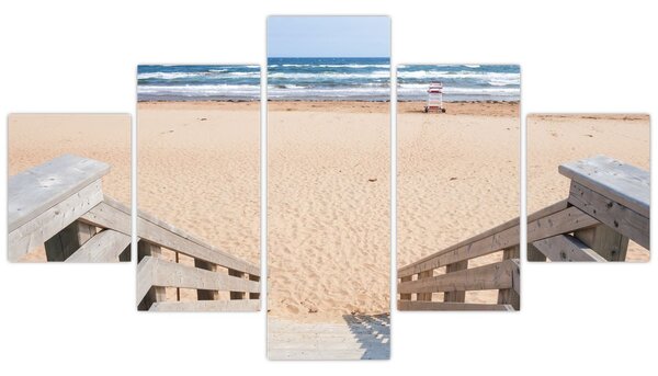 Obraz - Plaża (125x70 cm)