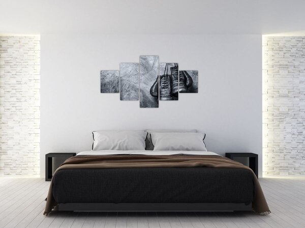 Obraz - Rękawice bokserskie (125x70 cm)
