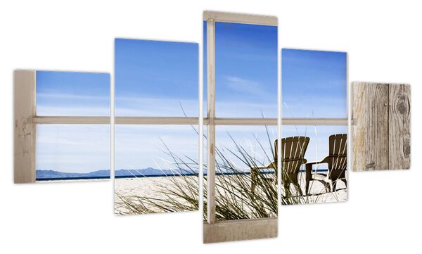Obraz - Widok z okna (125x70 cm)