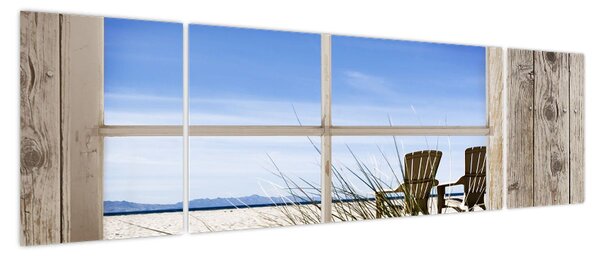 Obraz - Widok z okna (170x50 cm)
