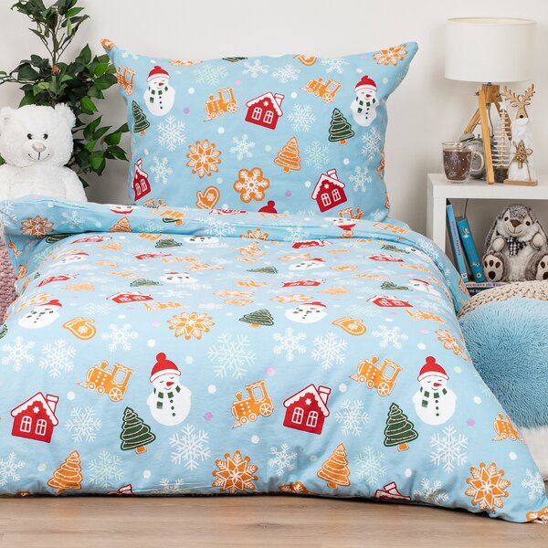 4Home Pościel flanelowa Sweet Winter, 140 x 200 cm, 70 x 90 cm, 140 x 200 cm, 70 x 90 cm