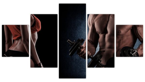 Obraz - Fitness (125x70 cm)