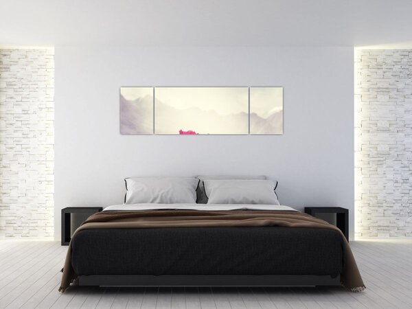 Obraz - Maki (170x50 cm)
