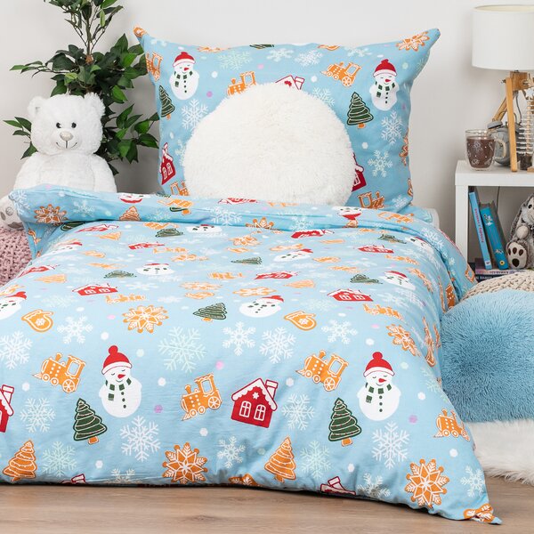 4Home Pościel flanelowa Sweet Winter, 140 x 200 cm, 70 x 90 cm, 140 x 200 cm, 70 x 90 cm
