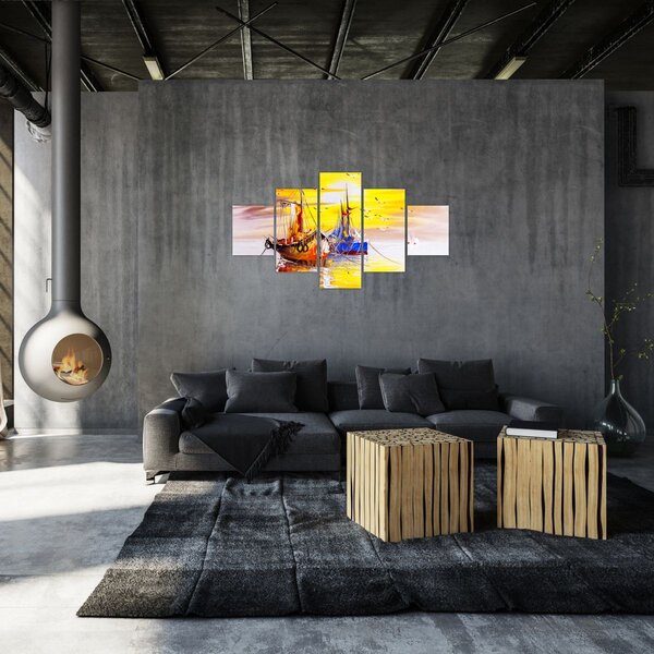 Obraz - Obraz statku (125x70 cm)