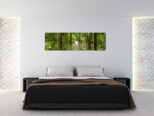 Obraz - Most wiszący (170x50 cm)