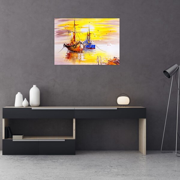Obraz - Obraz statku (70x50 cm)