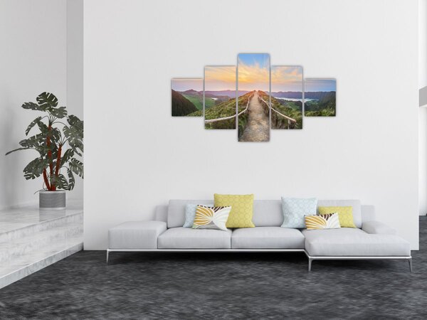 Obraz - Górska ścieżka (125x70 cm)