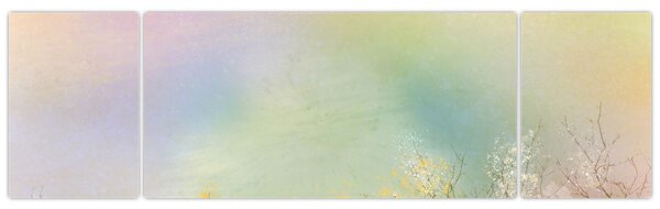 Obraz - Malowana łąka 2 (170x50 cm)